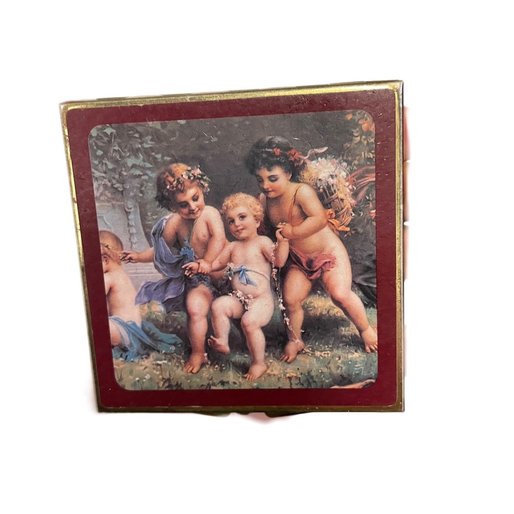 Vintage Cherub Decor Box